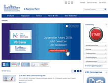 Tablet Screenshot of inter-makler.net